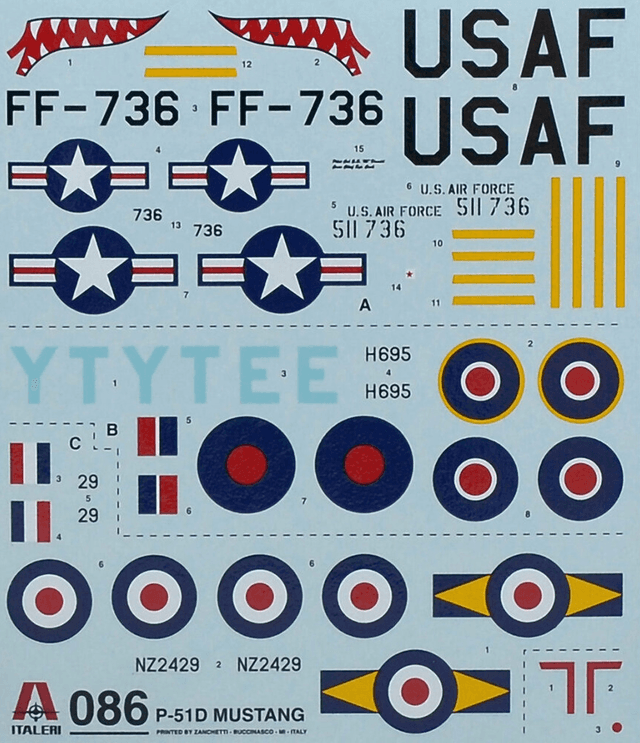 Kit de construit - Avion F51D Mustang | Italeri