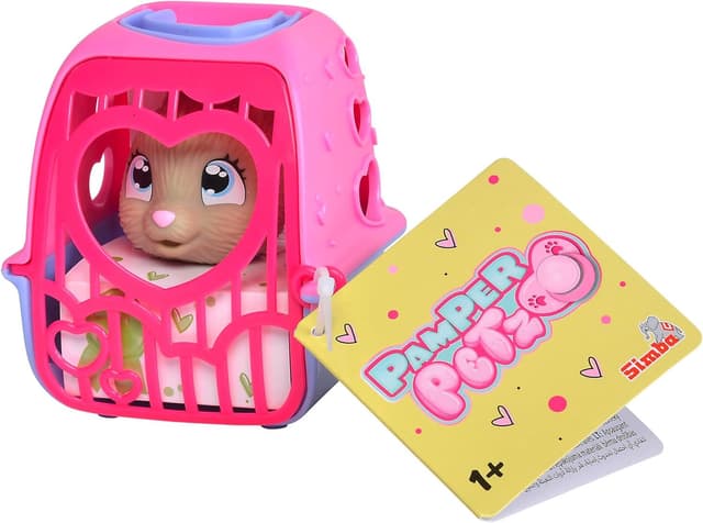 Figurina  - Animalut cu cusca de transport, mai multe modele | Simba