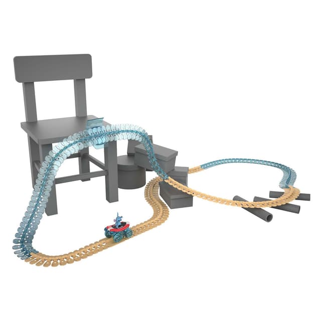 Set pista de curse cu masinuta  - Disney Stitch - Flextreme | Smoby