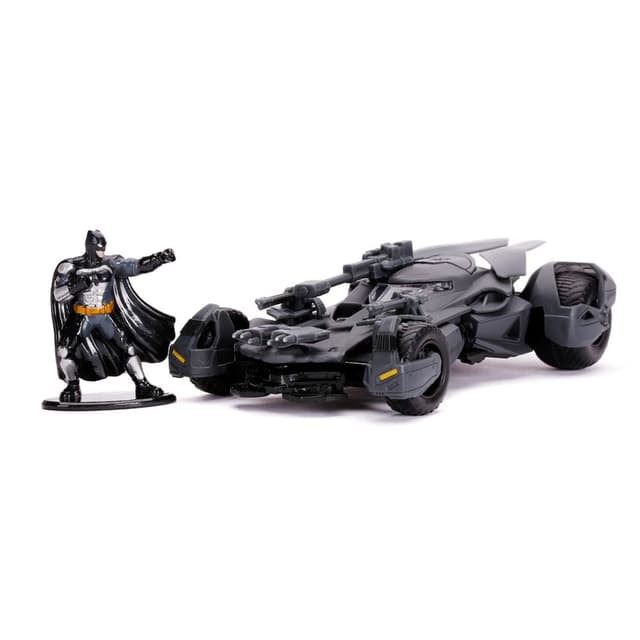Set masina si figurina - DC Justice League: Batmobile & Batman  | Jada Toys