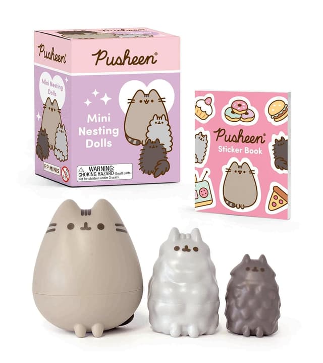 Set 3 figurine - Pusheen Mini Nesting Dolls | Running Press Mini Editions