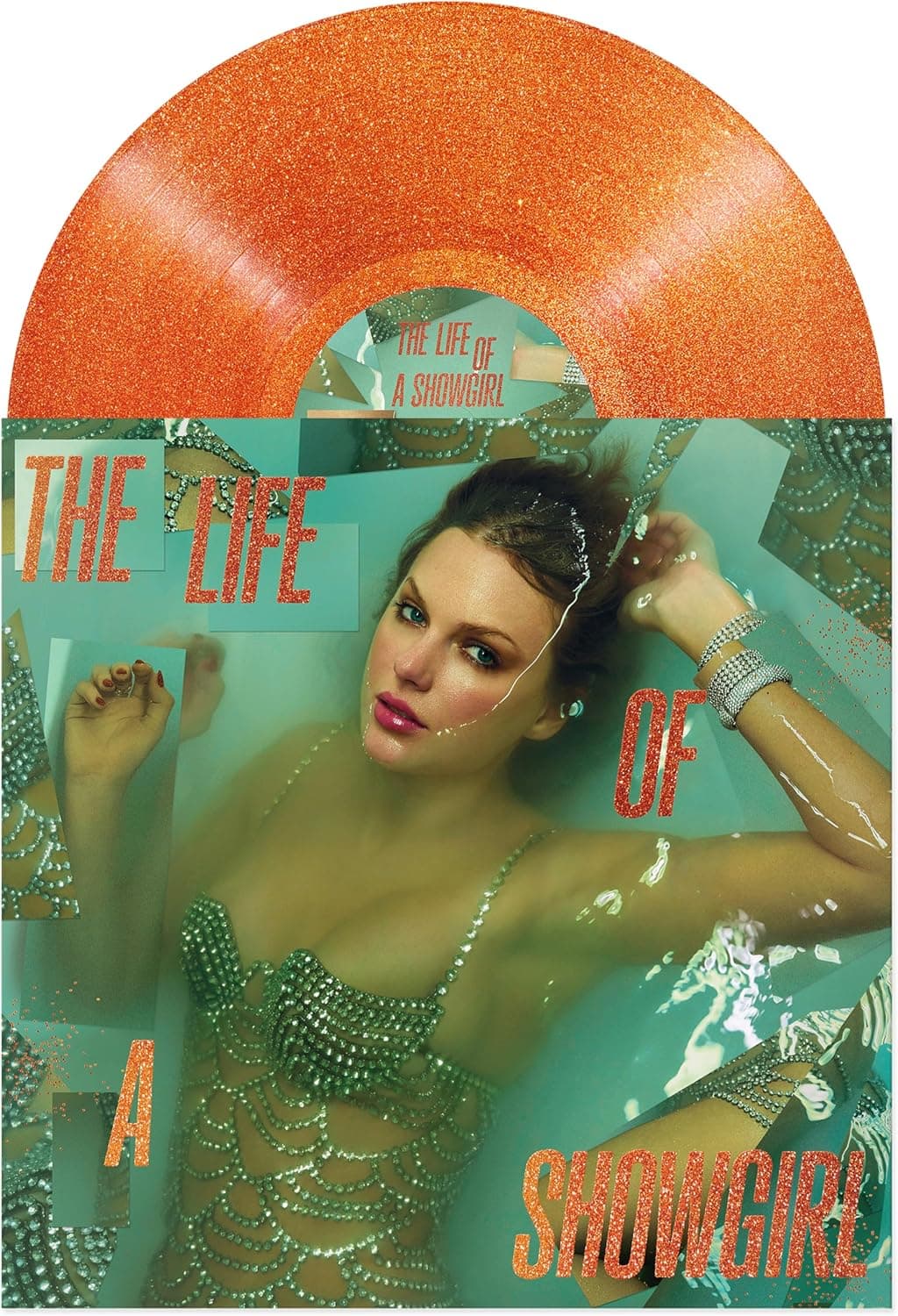 The Life Of A Showgirl (Portofino Orange Glitter Vinyl, Sweat And Vanilla Perfume Edition) | Taylor Swift
