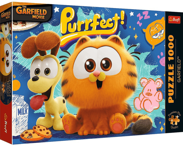 Puzzle 1000 piese - Premium Plus - Garfield | Trefl