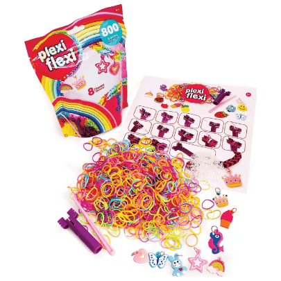 Set creativ - Plexi Flexi - 800 elastice + 8 accesorii ( 3 modele - pret pe bucata) | As Company