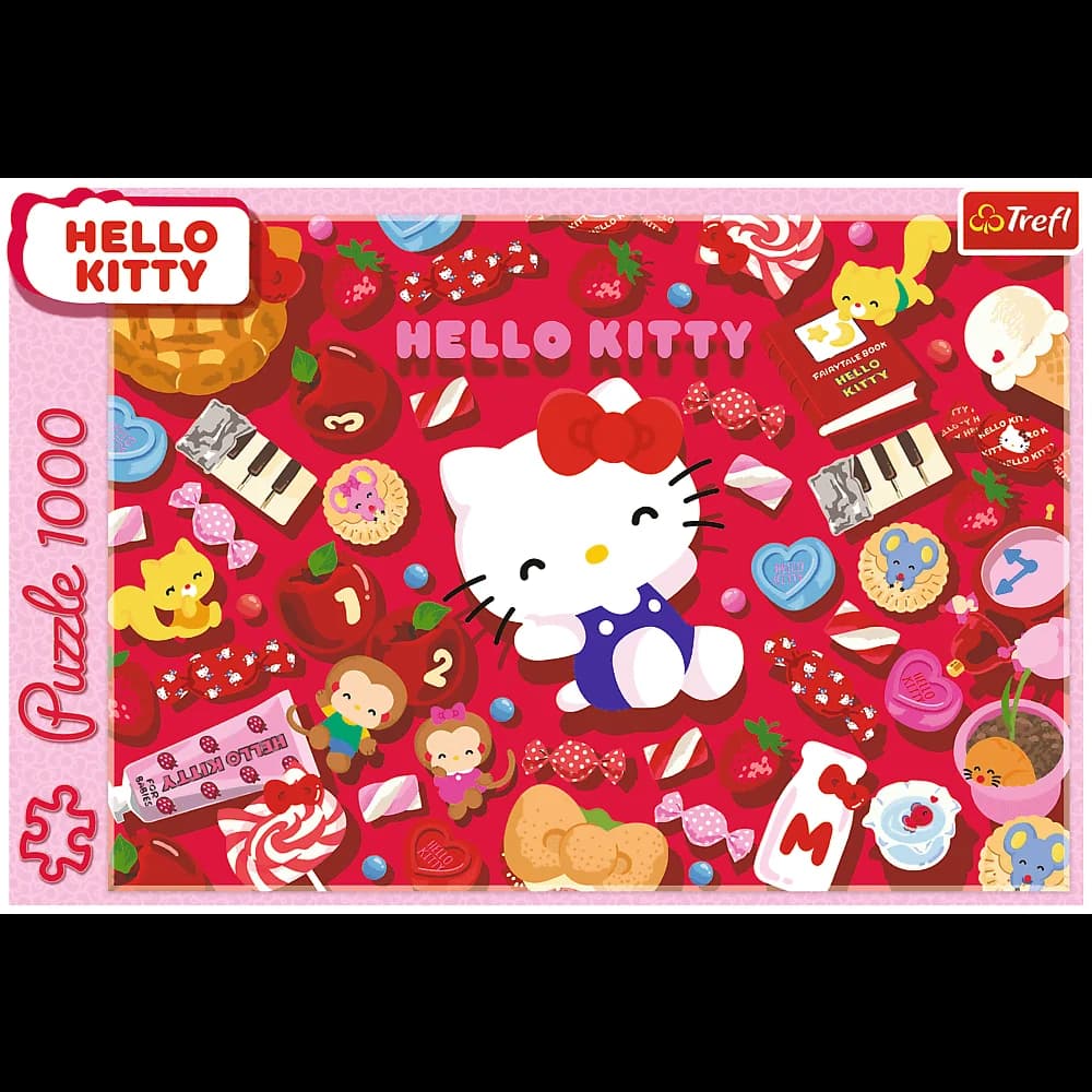 Puzzle 1000 de piese - Hello Kitty | Trefl
