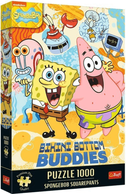 Puzzle 1000 piese - Sponge Bob | Trefl
