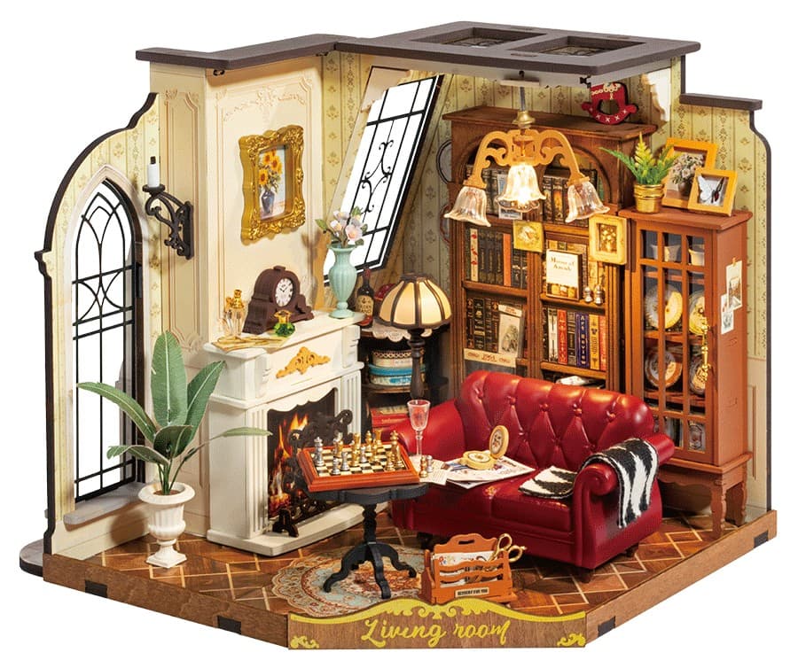 Puzzle 3D - Casuta Catherine s Living Room | Robotime