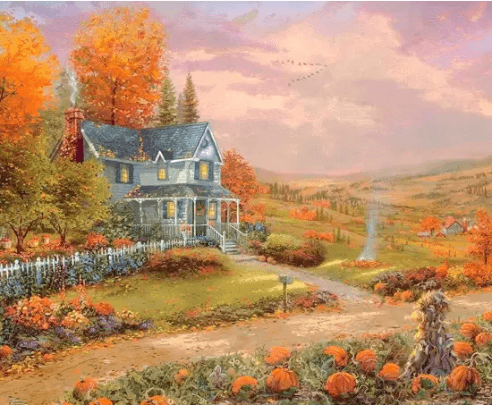 Puzzle 500 piese - Toamna la Dealul merelor | Schmidt