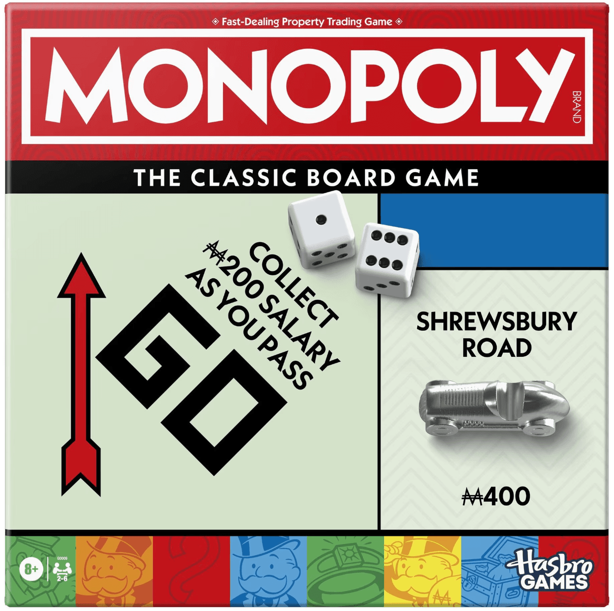 Joc de societate - Monopoly Classic Refresh (EN) | Hasbro