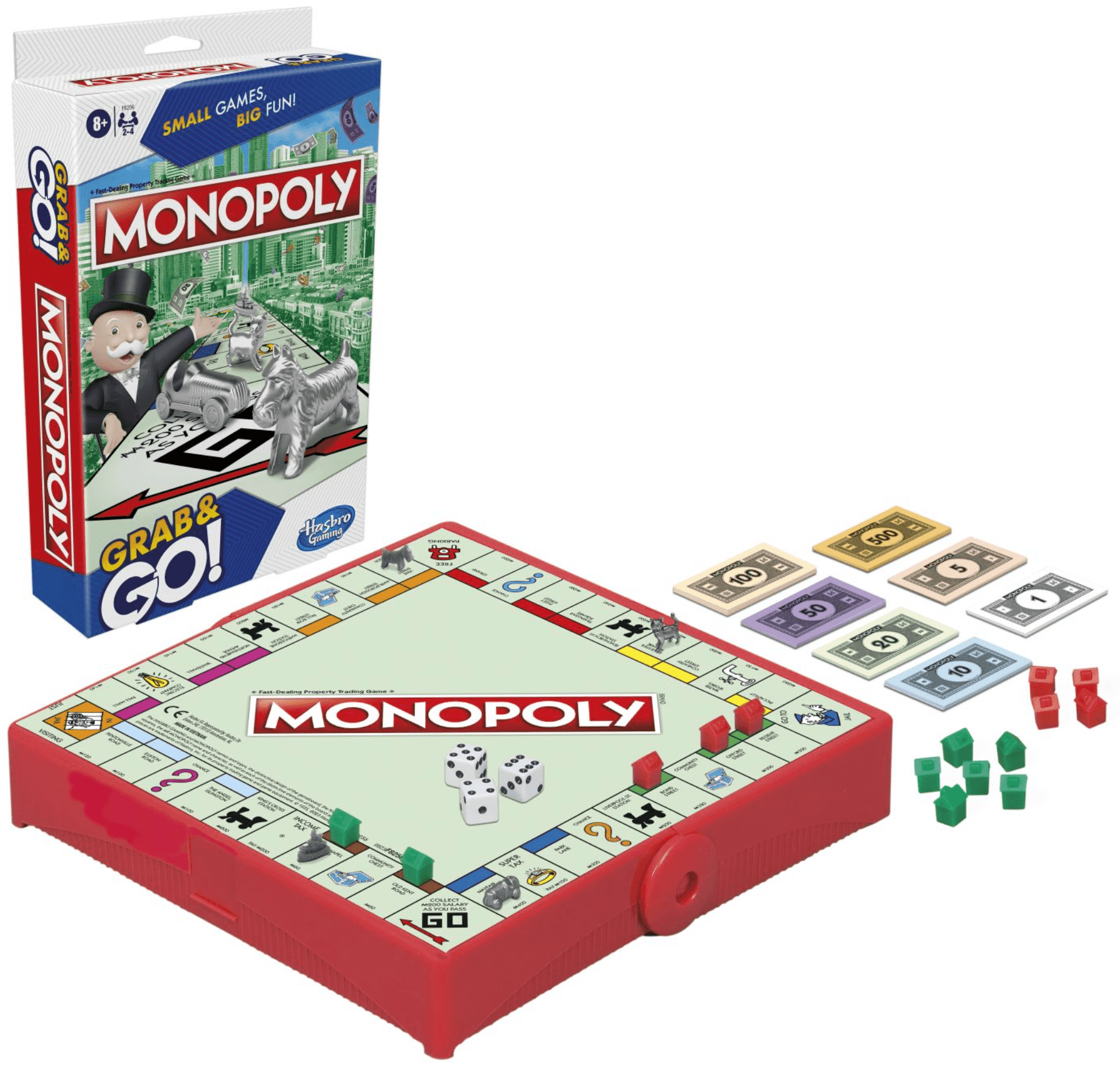 Joc de societate - Monopoly Grab & Go (EN) | Hasbro