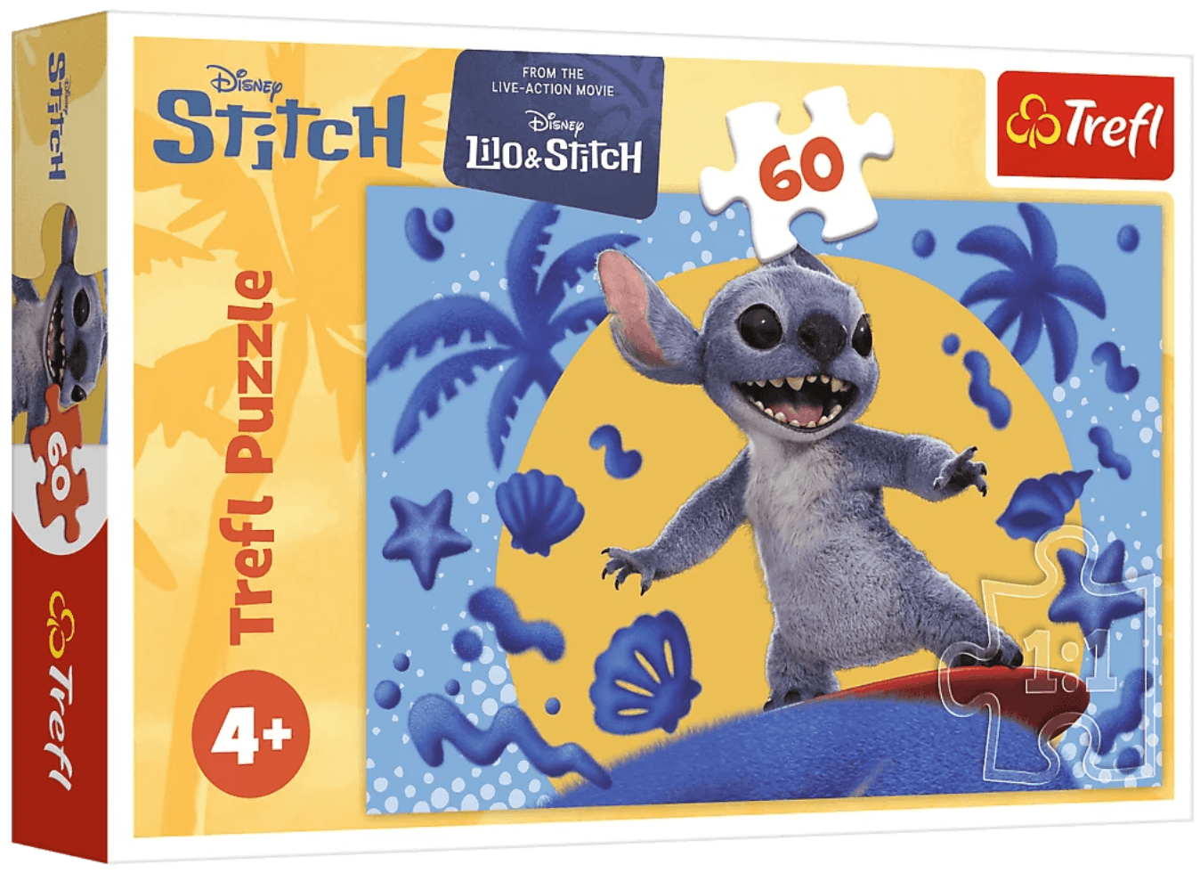 Puzzle 60 piese - Lilo & Stitch (A Day with Stitch) - Trefl | Trefl