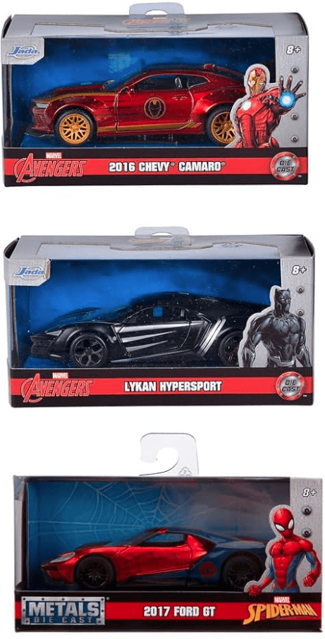 Masinuta metalica - Marvel Avengers, mai multe modele si culori | Jada Toys