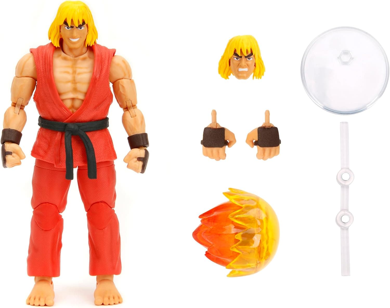 Figurina articulata - Street Fighter II: Final Challengers - Ken | Jada Toys