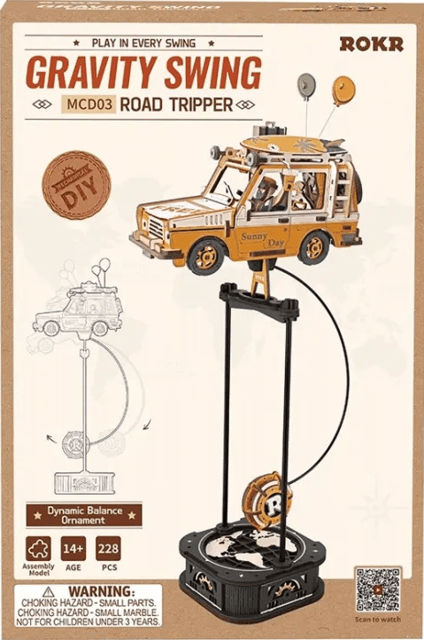 Puzzle din lemn 228 piese - Roadf Tripper | Rokr