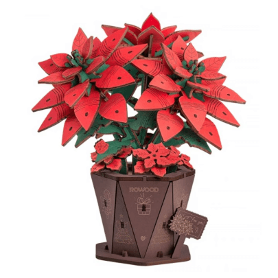 Puzzle 3D - Poinsettia | Rowood