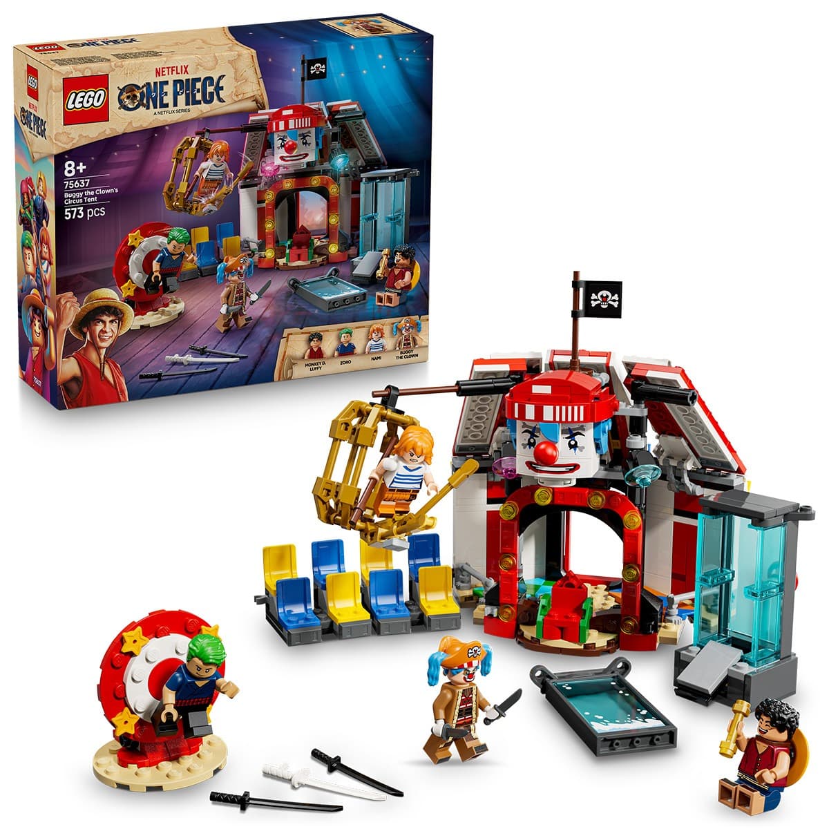 LEGO One Piece - Buggy the Clown's Circus Tent (75637) | LEGO