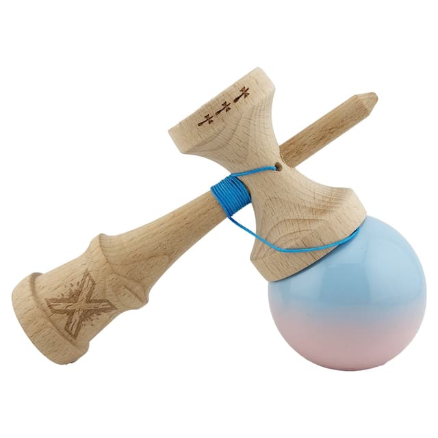 Jucarie de indemanare - Kendama X Super Sticky - Albastru/Roz | X