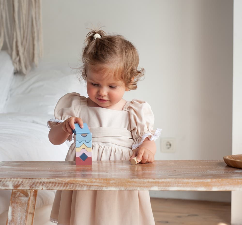 Set constructie - Cubika - Turn - Pastel | Cubika