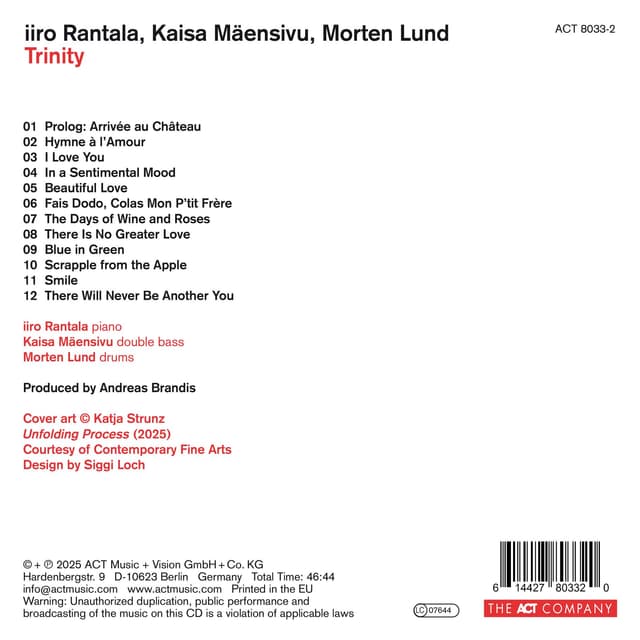 Trinity | Iiro Rantala, Kaisa Maensivu, Morton Lund