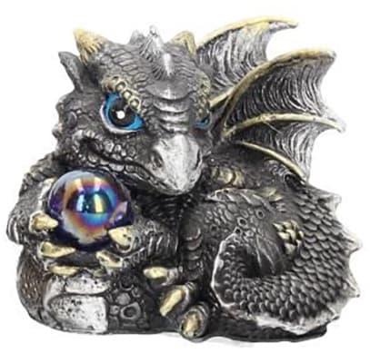 Figurina - Dragon's Gift - Grey | Nemesis Now