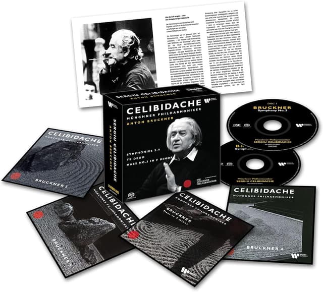 Bruckner: Symphonies 3 - 9 / Te Deum / Mass No. 3 In F Minor (12xSACD Box Set) | Sergiu Celibidache, Munchner Philharmoniker