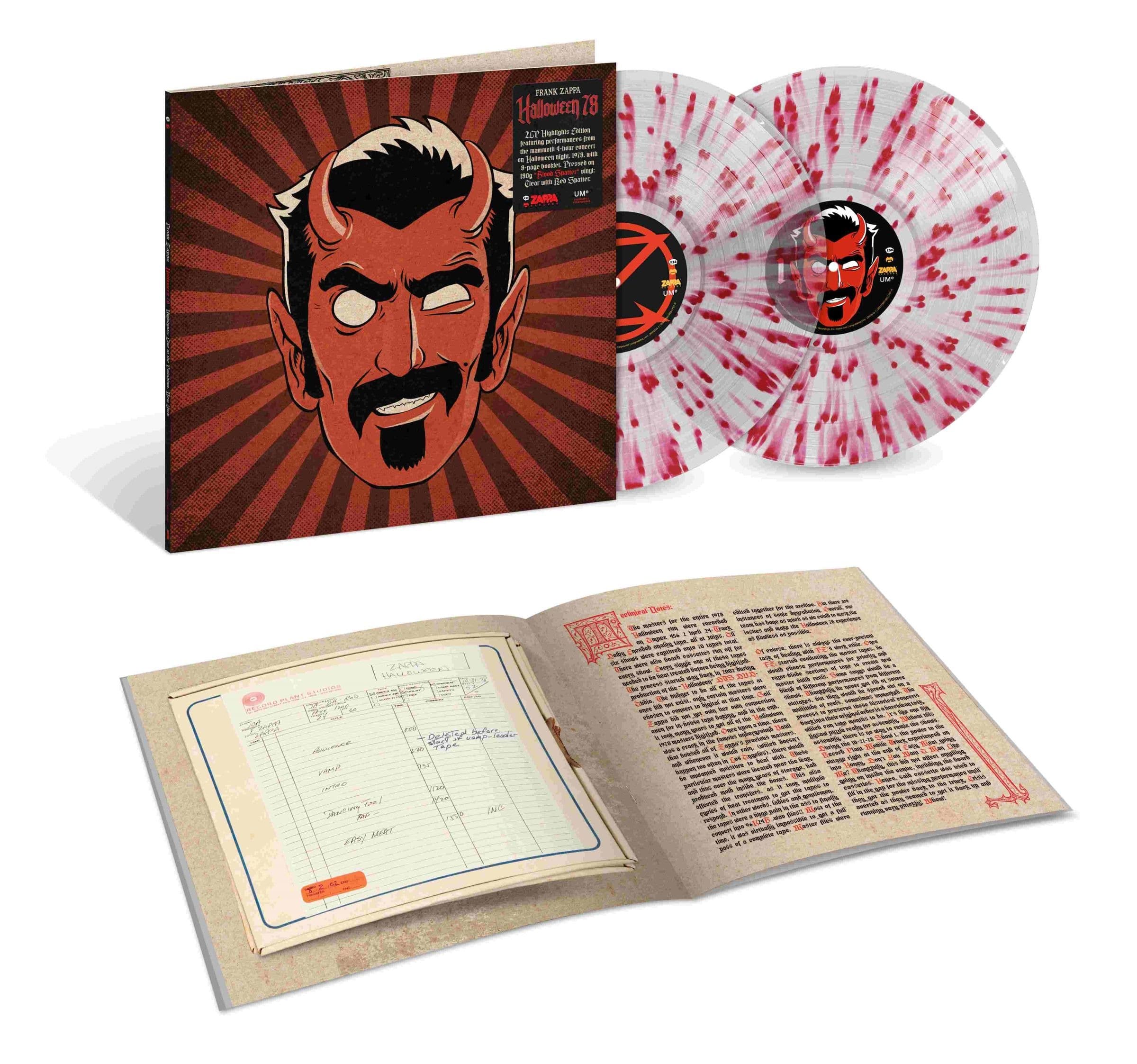 Halloween 78 Highlights: Live At The Palladium, New York (Blood Splatter Vinyl) | Frank Zappa