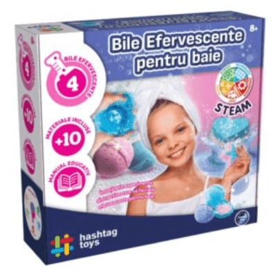 Set creatie - Bile efervescente de baie | Hashtag Toys