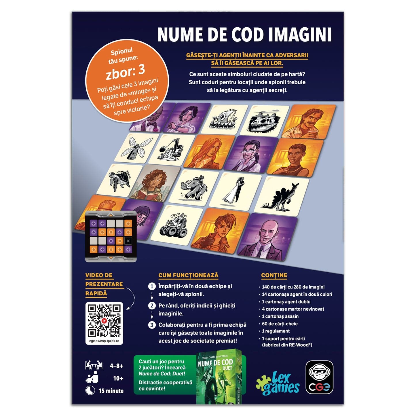 Joc de societate - Nume de Cod - Imagini | Lex Games