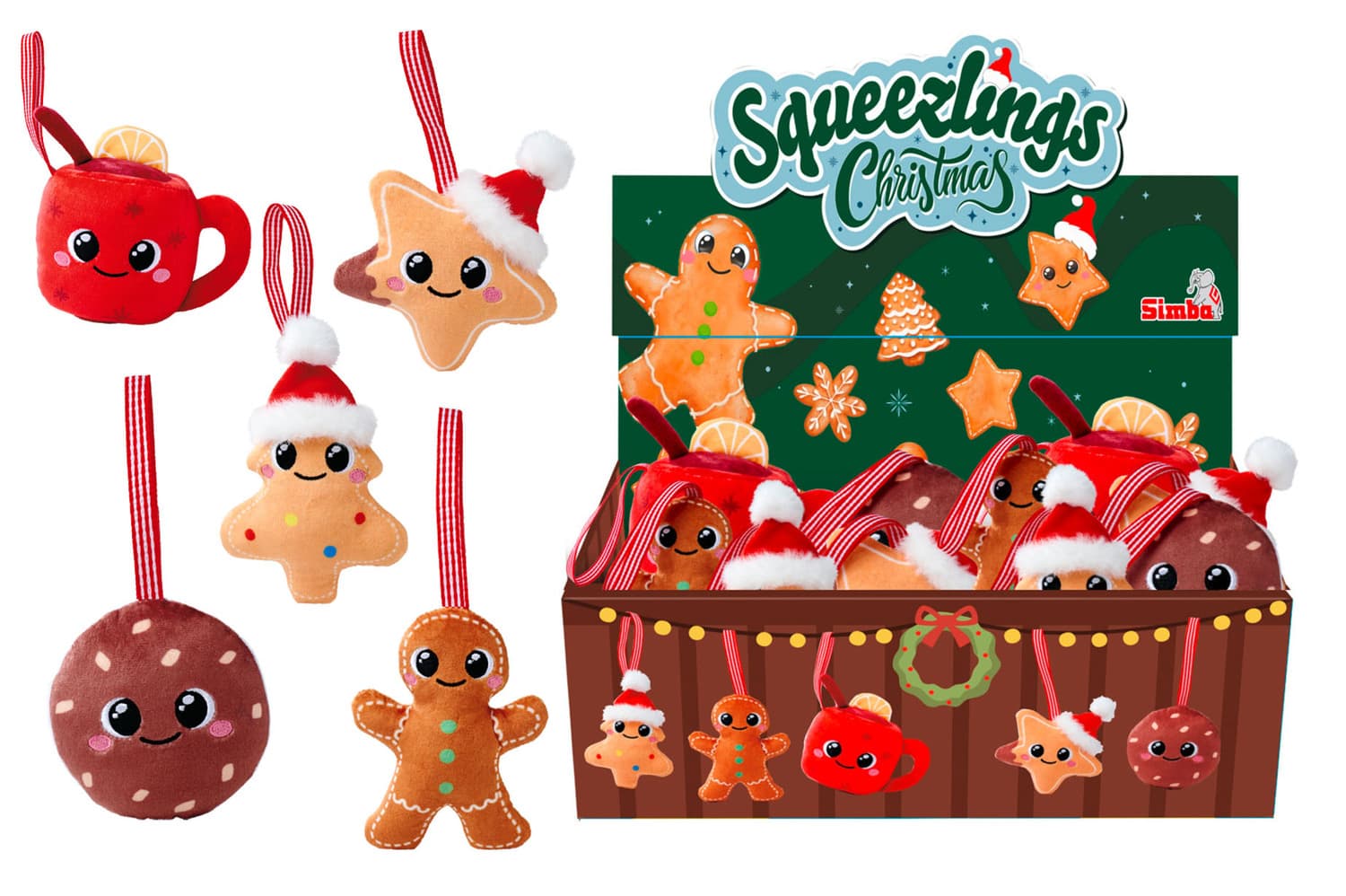 Jucarie de plus - Figurina Christmas (mai multe modele, pret pe bucata) | Simba