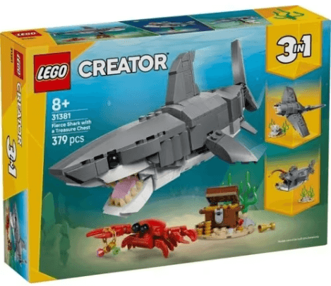LEGO Creator - Rechin feroce cu un cufar de comori (31381) | LEGO