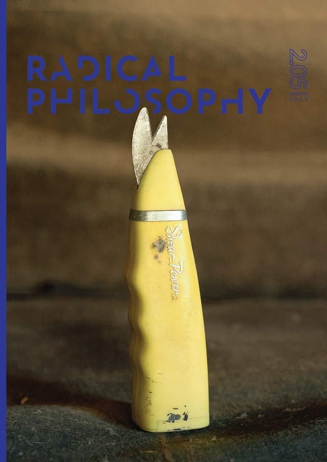 Radical Philosophy 2.05  |  Radical Philosophy Collective