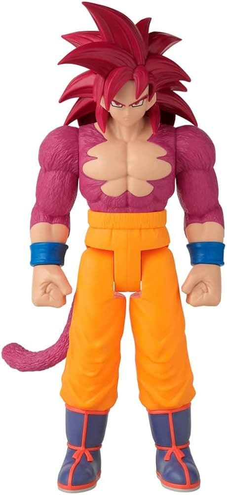 Figurina - Dragon Ball Daima - Limit Breaker series - Super Saiyan 4 Goku (Daima Ver), 30 cm | Bandai