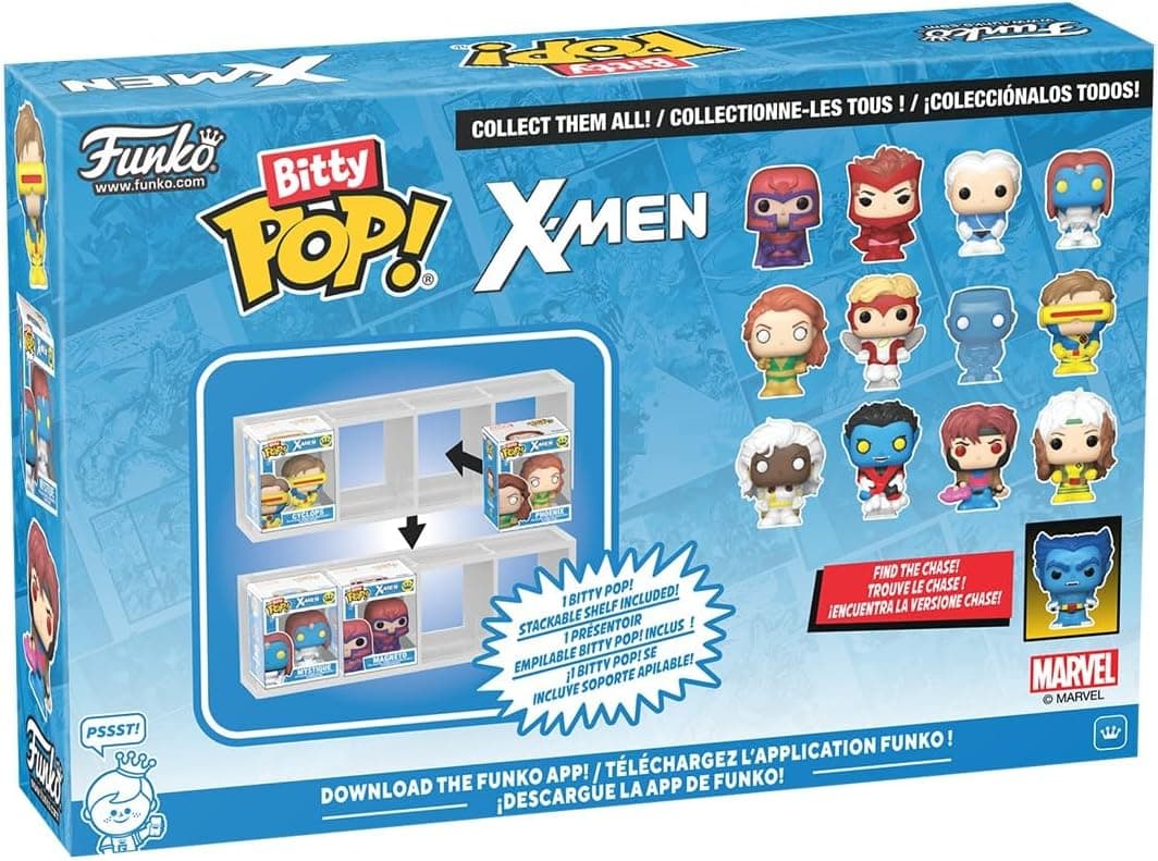 Set 4 figurine - Bitty Pop! - X-Men - Series 2 | Funko
