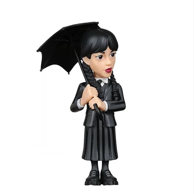 Figurina - Wednesday - Wednesday Addams with Umbrella | Minix