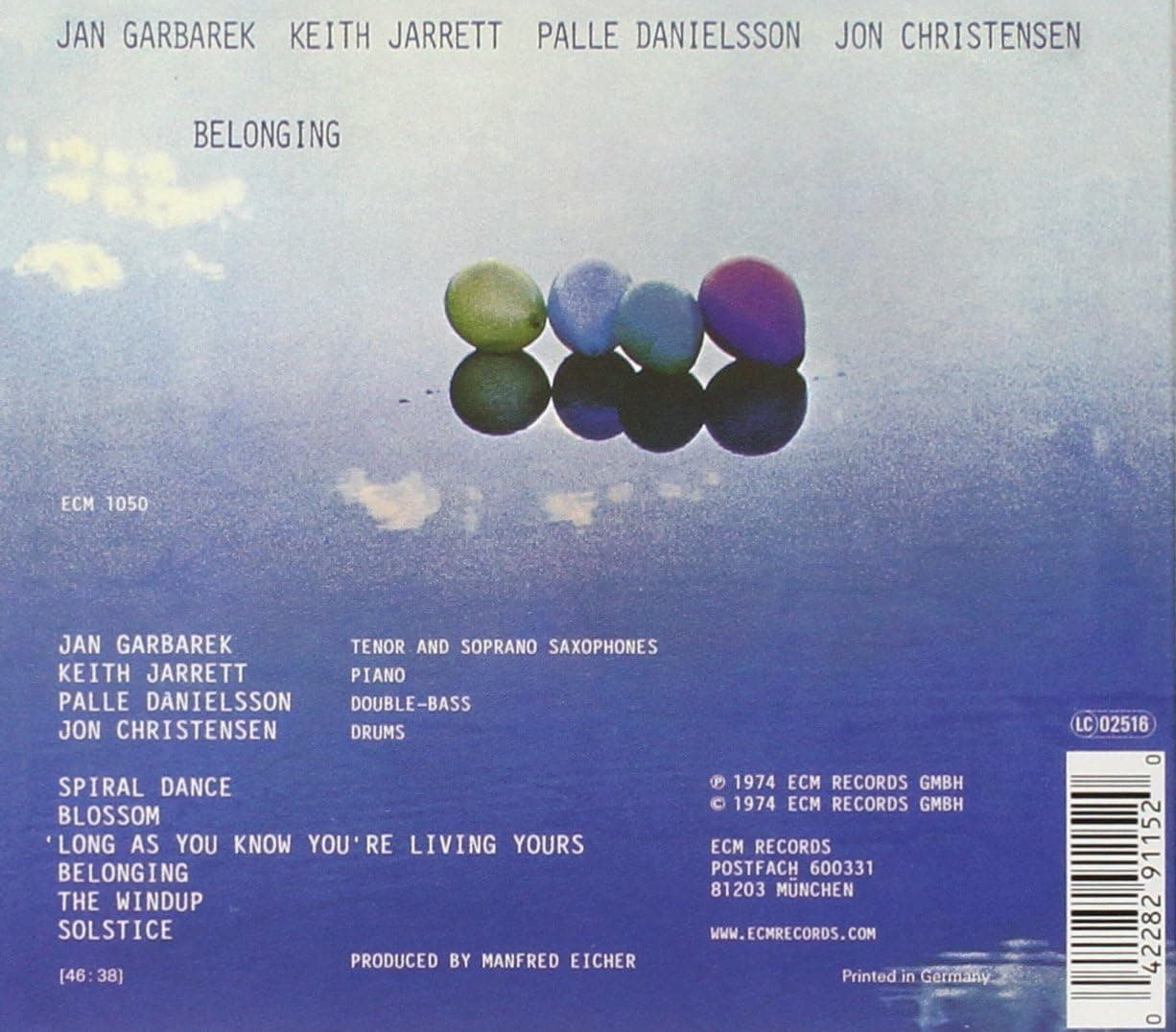 Belonging | Jan Garbarek, Keith Jarrett, Palle Danielsson, Jon Christensen