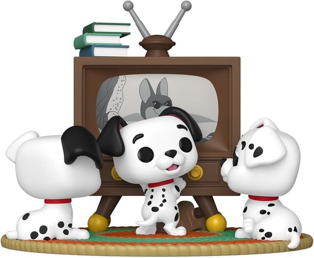 Figurina - Funko Pop! Moments - 101 Dalmatians - Rolly, Patch & Lucky wit TV | Funko