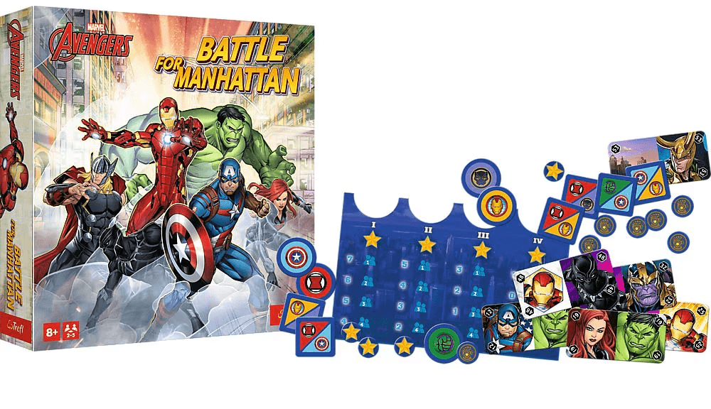 Joc de societate - Marvel - Razbunatorii lupta pentru Manhattan | Trefl