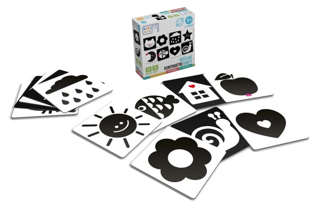 Joc educativ - Flash Contrast Cards | KukiKuk