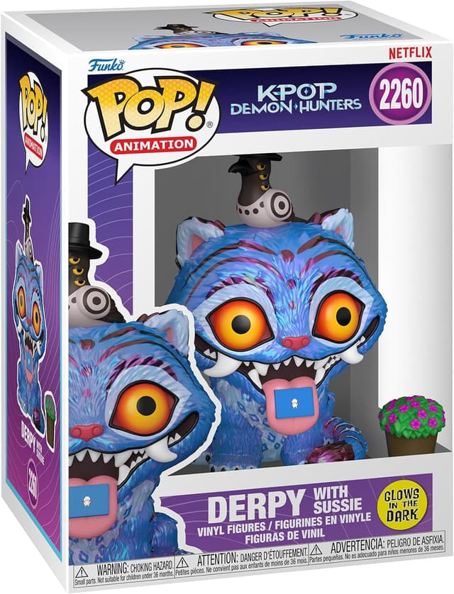 Figurina - Funko Pop! Animation - KPop Demon Hunters - Derpy with Sussie (Glow in the Dark) | Funko