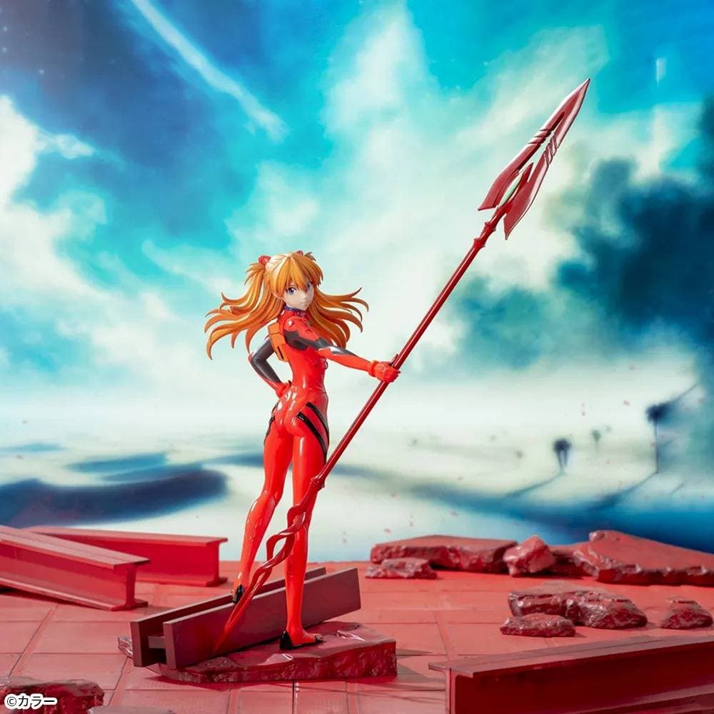 Figurina - Evangelion: 3.0+1.0 Thrice Upon a Time - Asuka Shikinami Langley x Spear of Cassius | Sega