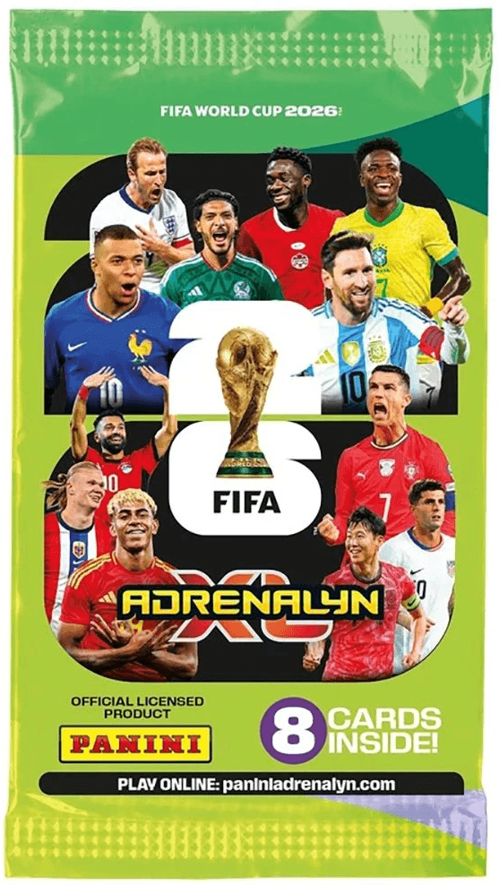 Cartonase Panini - FIFA World Cup 2026 Adrenalyn XL Flowpack, 8 cards | Panini