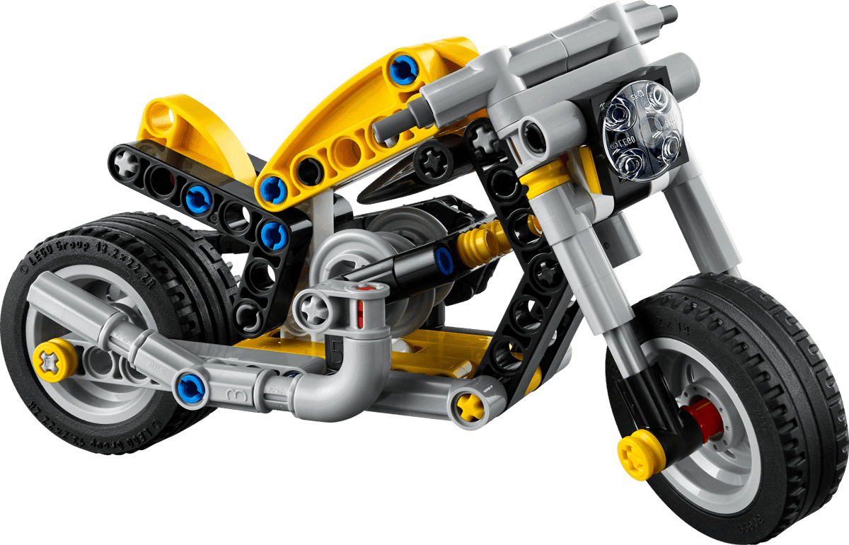 LEGO Technic - Yellow Motorcycle (42225) | LEGO