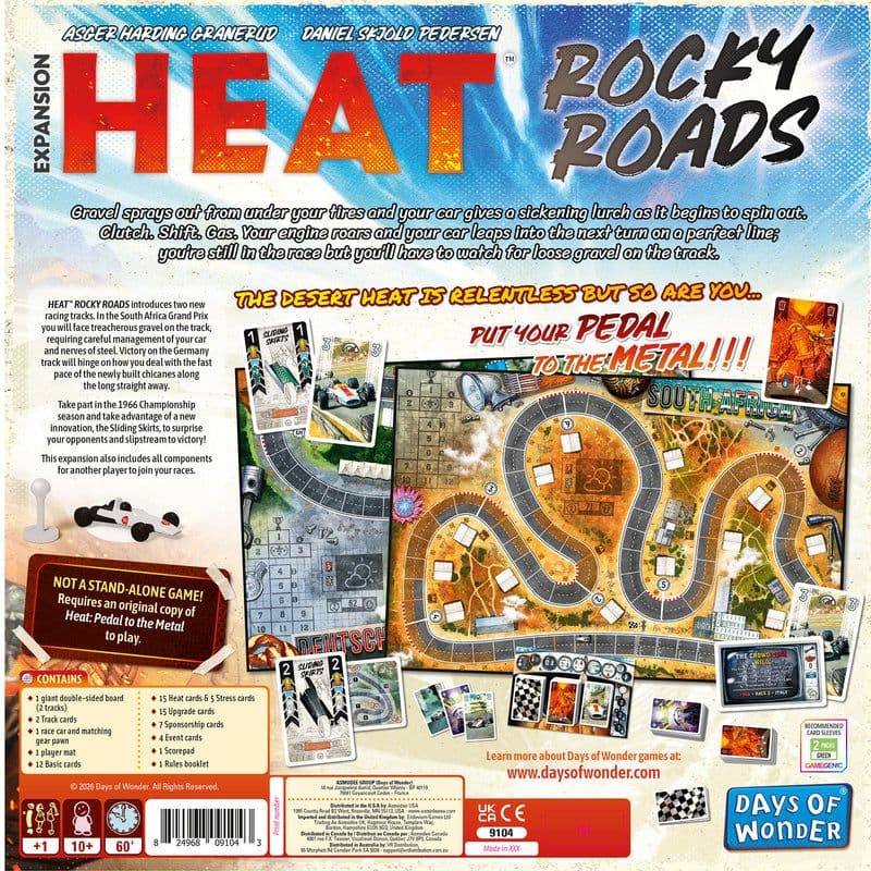 Joc de societate - Heat: Rocky Roads (engleza) | Days of Wonder