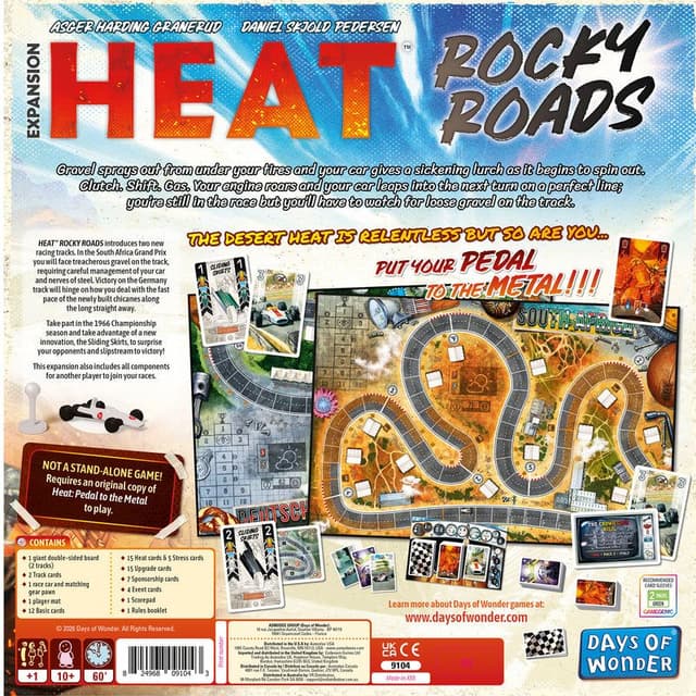 Joc de societate - Heat: Rocky Roads (engleza) | Days of Wonder