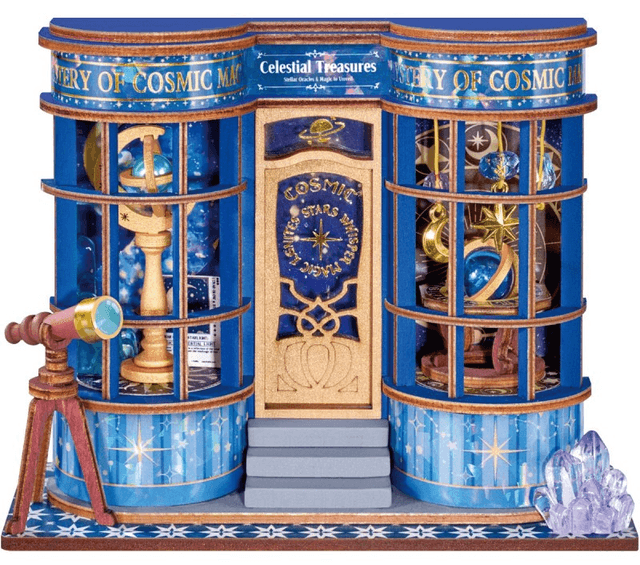 Diorama. Puzzle 3D 85 piese - Magic Astronomy Shop | Rolife