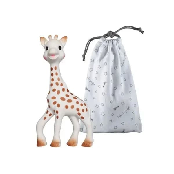 Set cadou jucarie + saculet de transport - Girafa Sophie | Vulli
