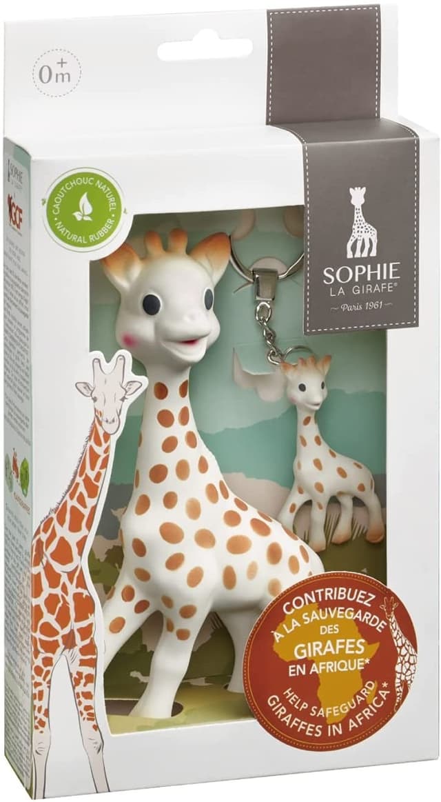 Set breloc si jucarie - Girafa Sophie - Salvati girafele | Vulli