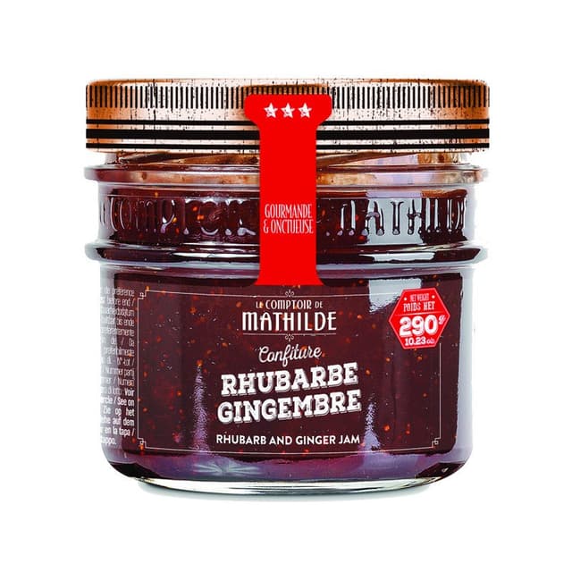 Dulceata de rubarba si ghimbir - Rhubarb Ginger 290g | Comptoir de Mathilde