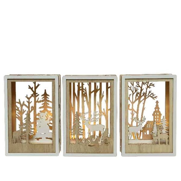 Tablou decorativ - Led Frame Scenery - Warm White - mai multe modele | Kaemingk