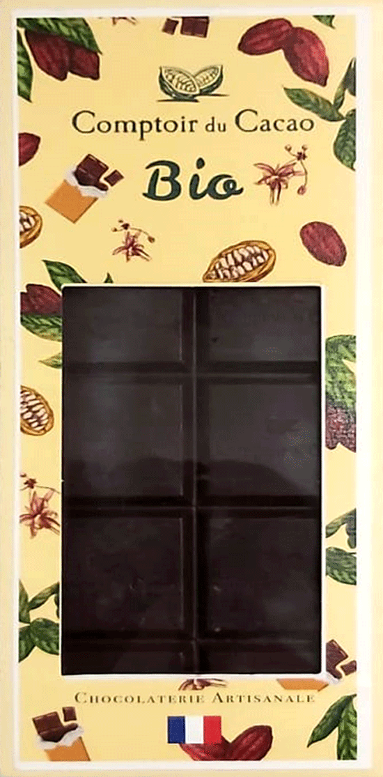 Ciocolata - Organic Gourmet Bar Dark - Plain Bio | Comptoir du Cacao